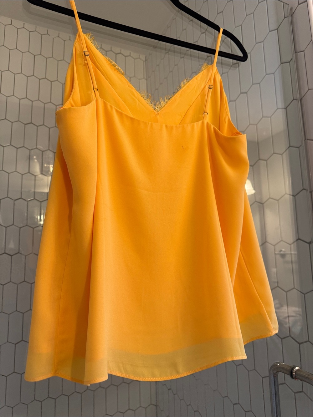 Melrose and Market Bright Yellow Lace-Trim Slip Cami - Picture 5 of 11